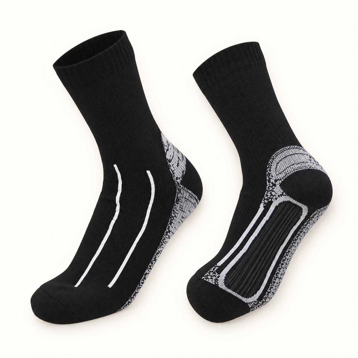 Chaussettes randonnée été femme — extérieur et semelle