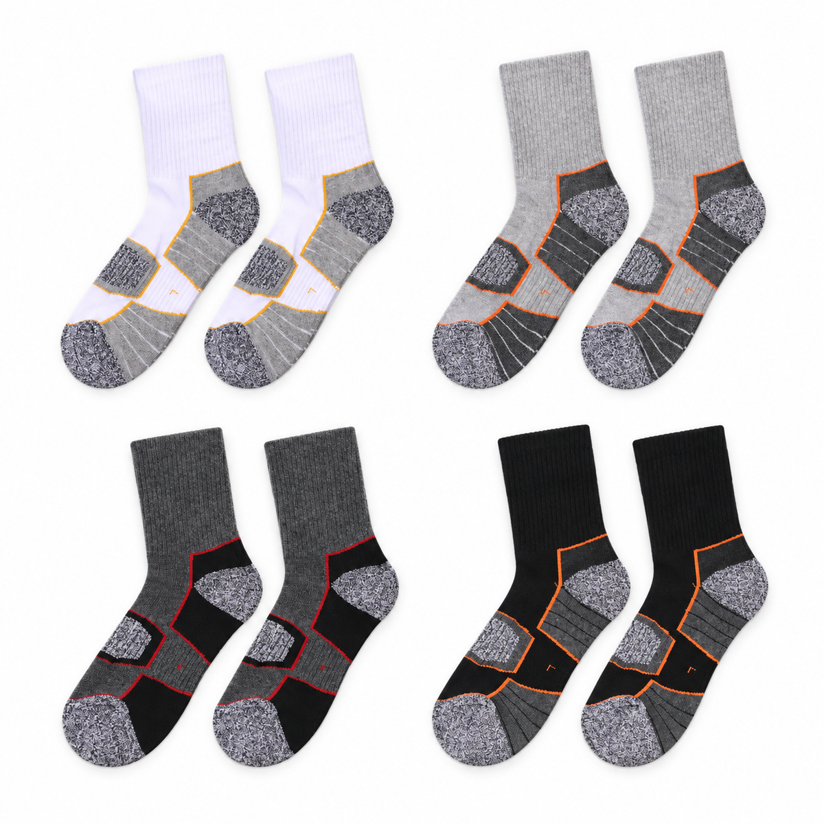Pack de chaussettes protection malléole présenté à plat vu du dessus