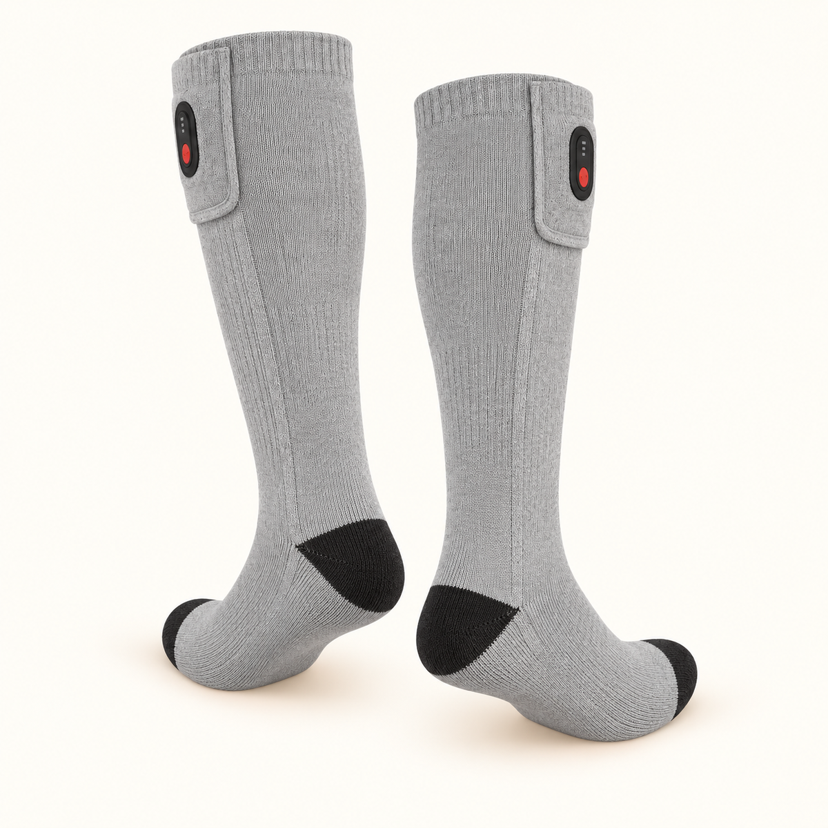 Chaussettes Respirantes Homme – Gris, conversion arriere