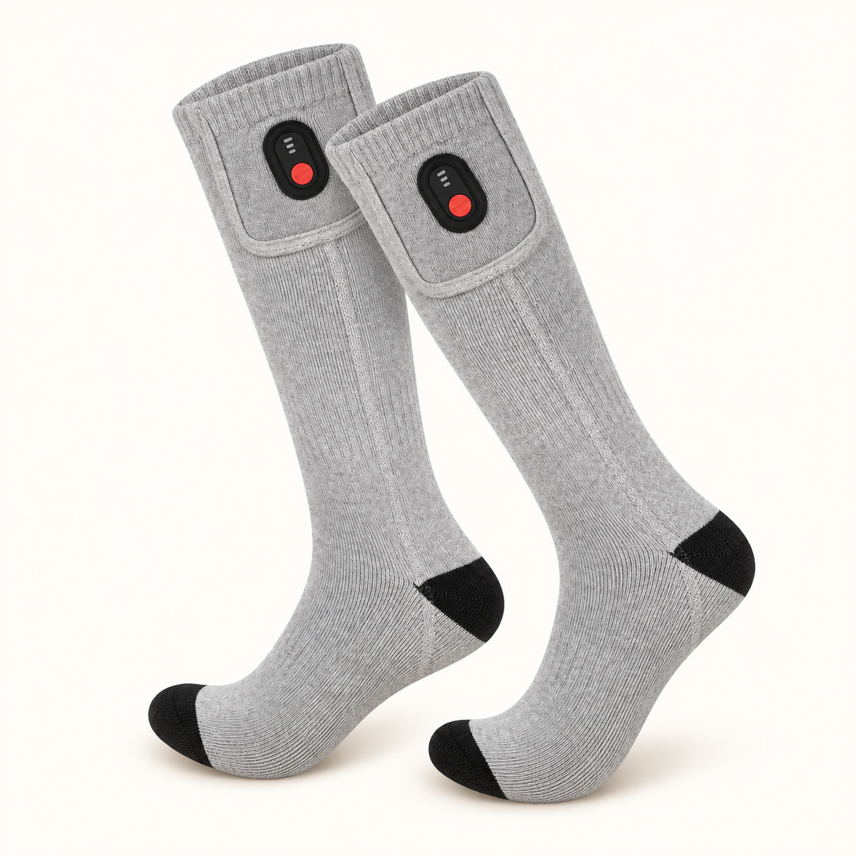 Chaussettes Respirantes Homme – Gris, conversion poches commandes