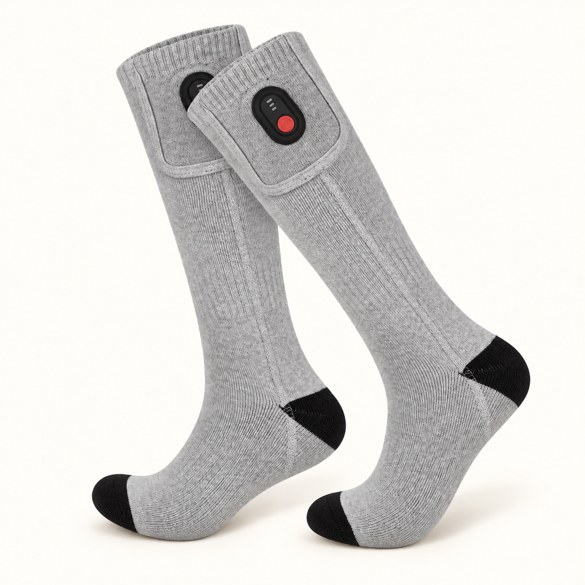 Chaussettes Respirantes Homme – Gris, conversion talons pointes