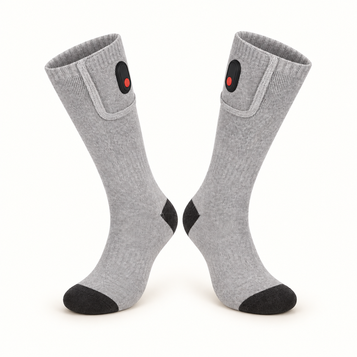 Chaussettes Respirantes Homme – Gris (sans batterie) 2, packshot variante secondaire
