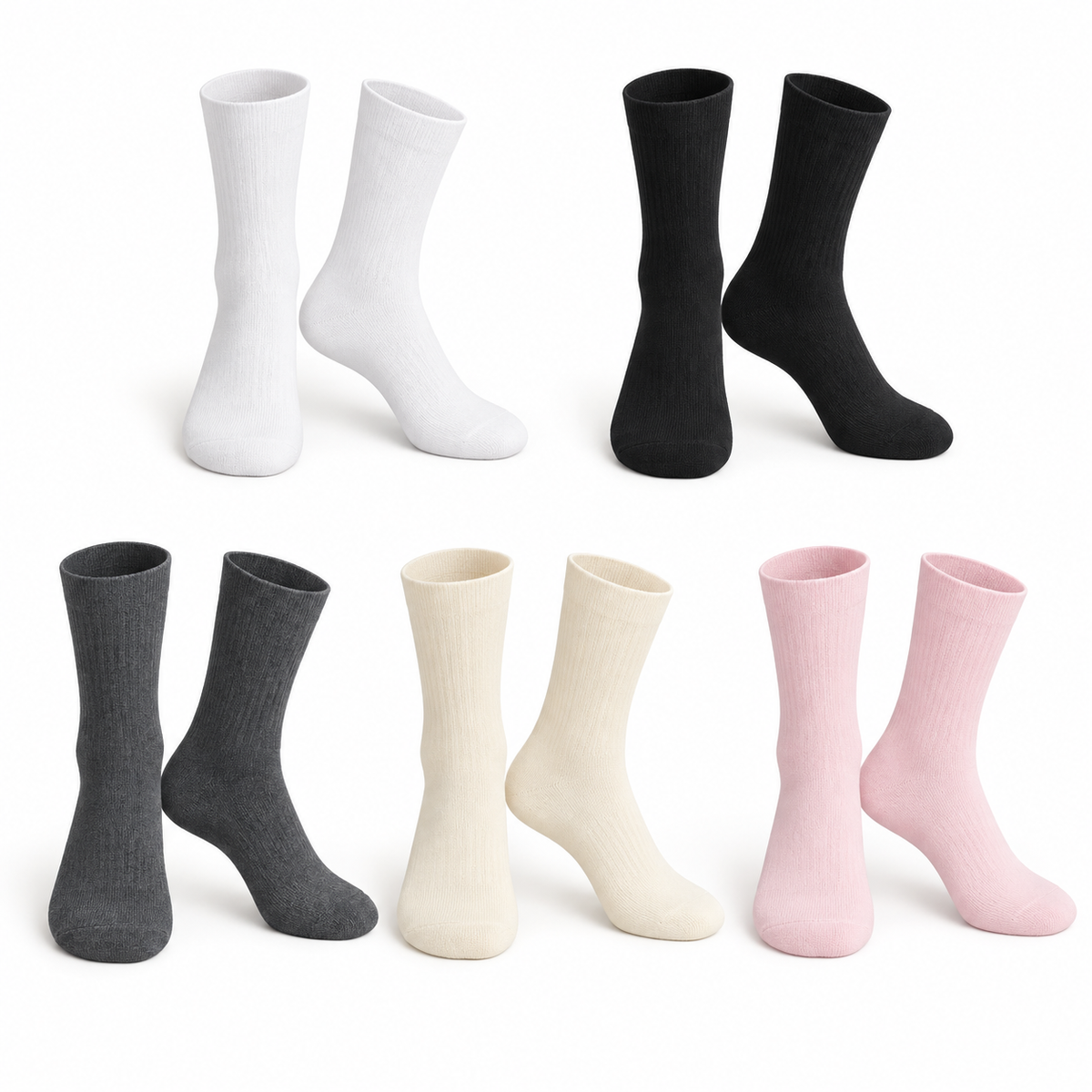 Ouvertures des cinq paires de chaussettes randonnée