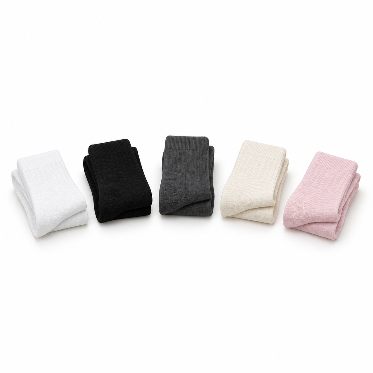 Pack de cinq paires de chaussettes randonnée pliées