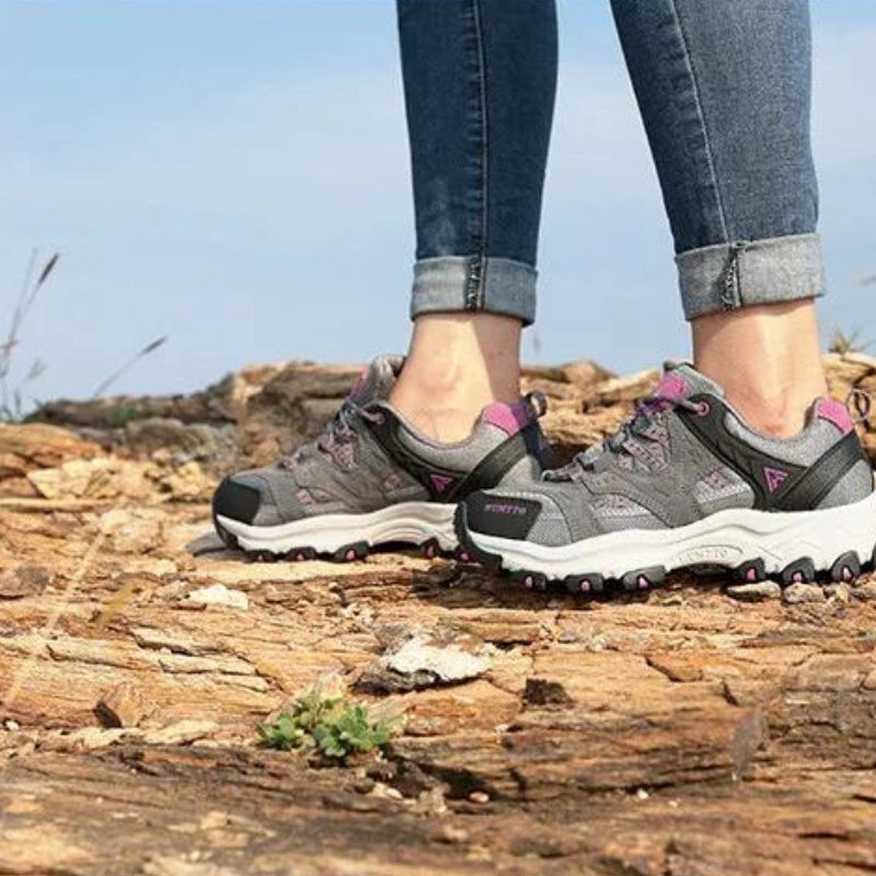 Chaussure De Randonnée Femme Gris