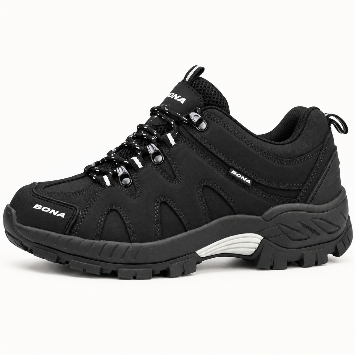Chaussure randonnée femme noire – profil latéral