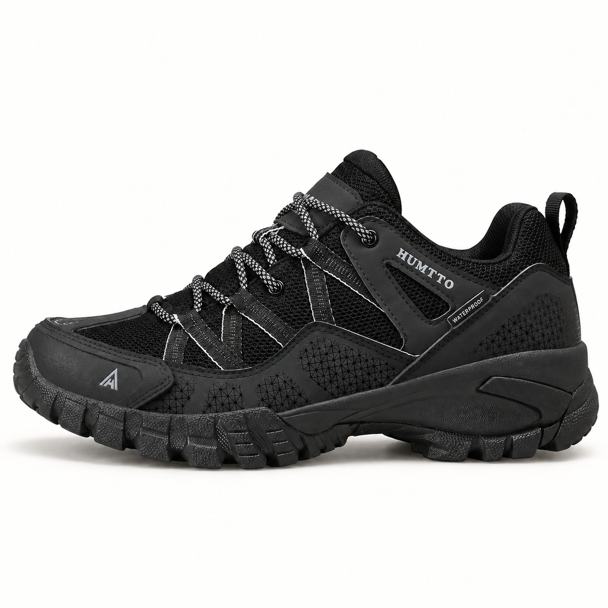 Chaussure randonnée noire basse vue de profil complet