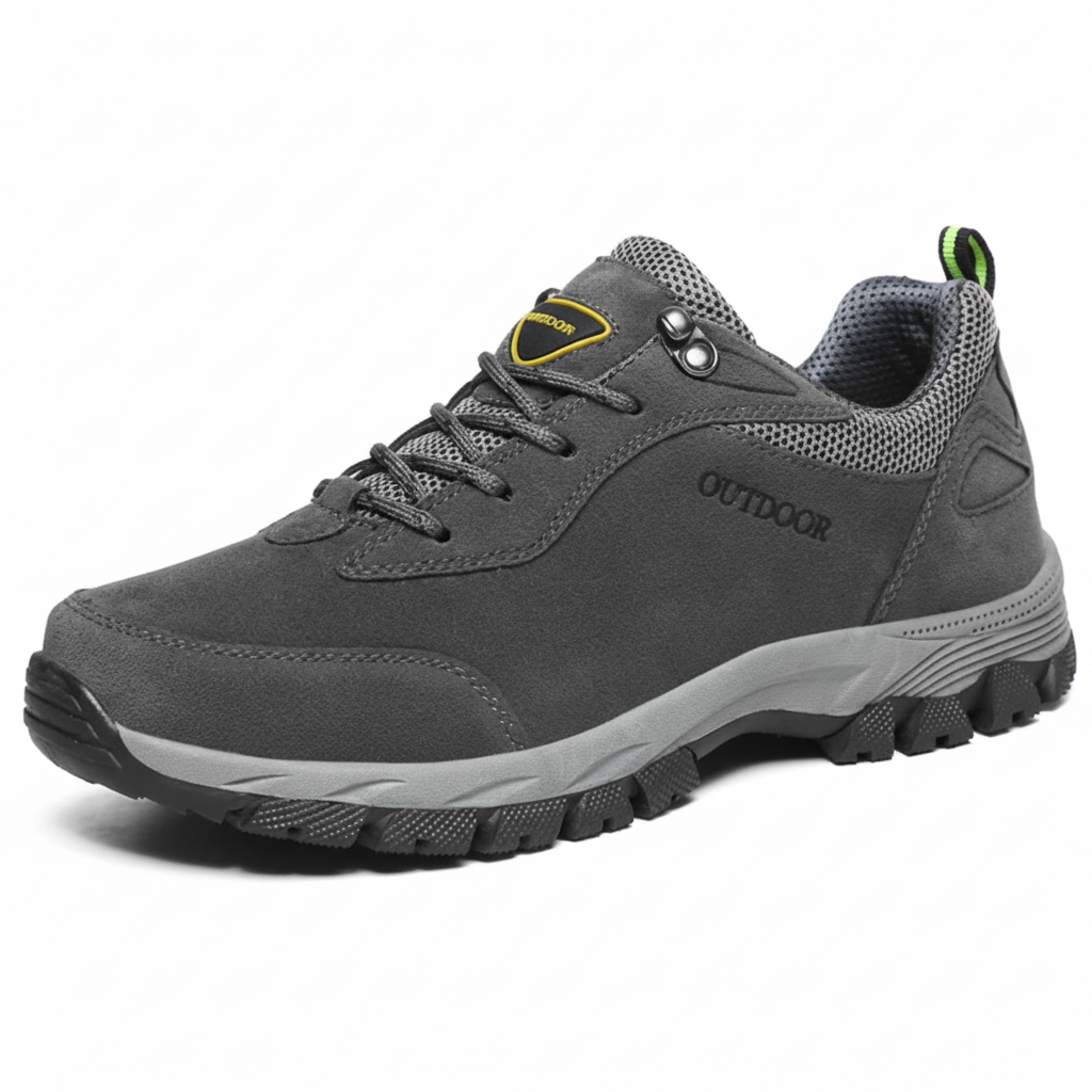 Baskets de Randonnée en Cuir Suédé pour Homme gris