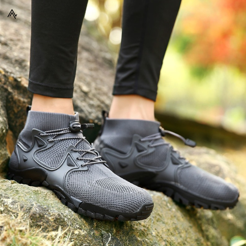 Chaussure de Randonnée d'Été en Maille gris