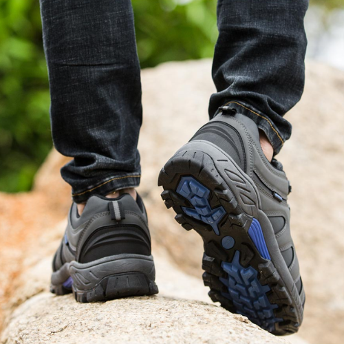 chaussure de randonnée homme gris semelle
