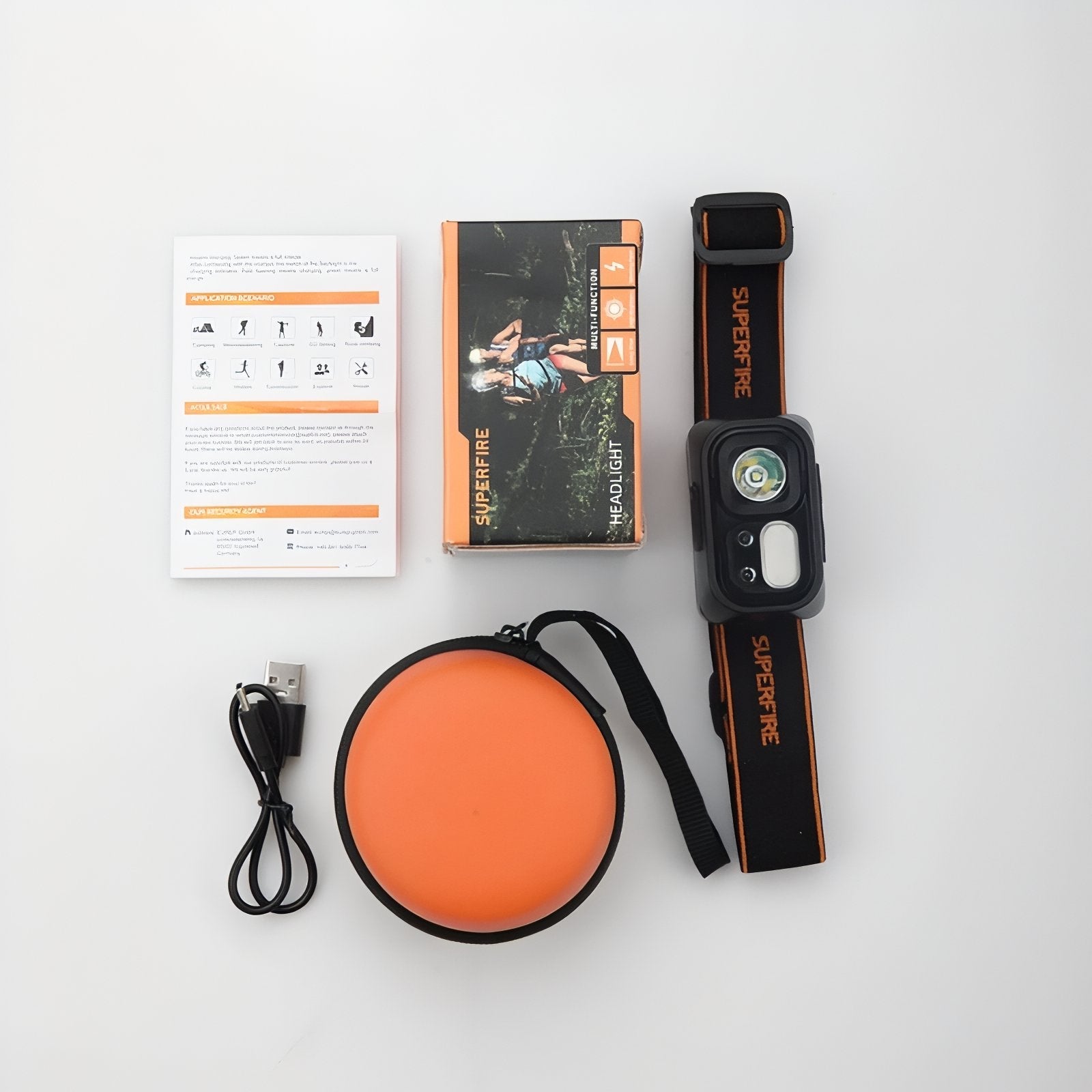 Lampe Frontale 350 Lumens