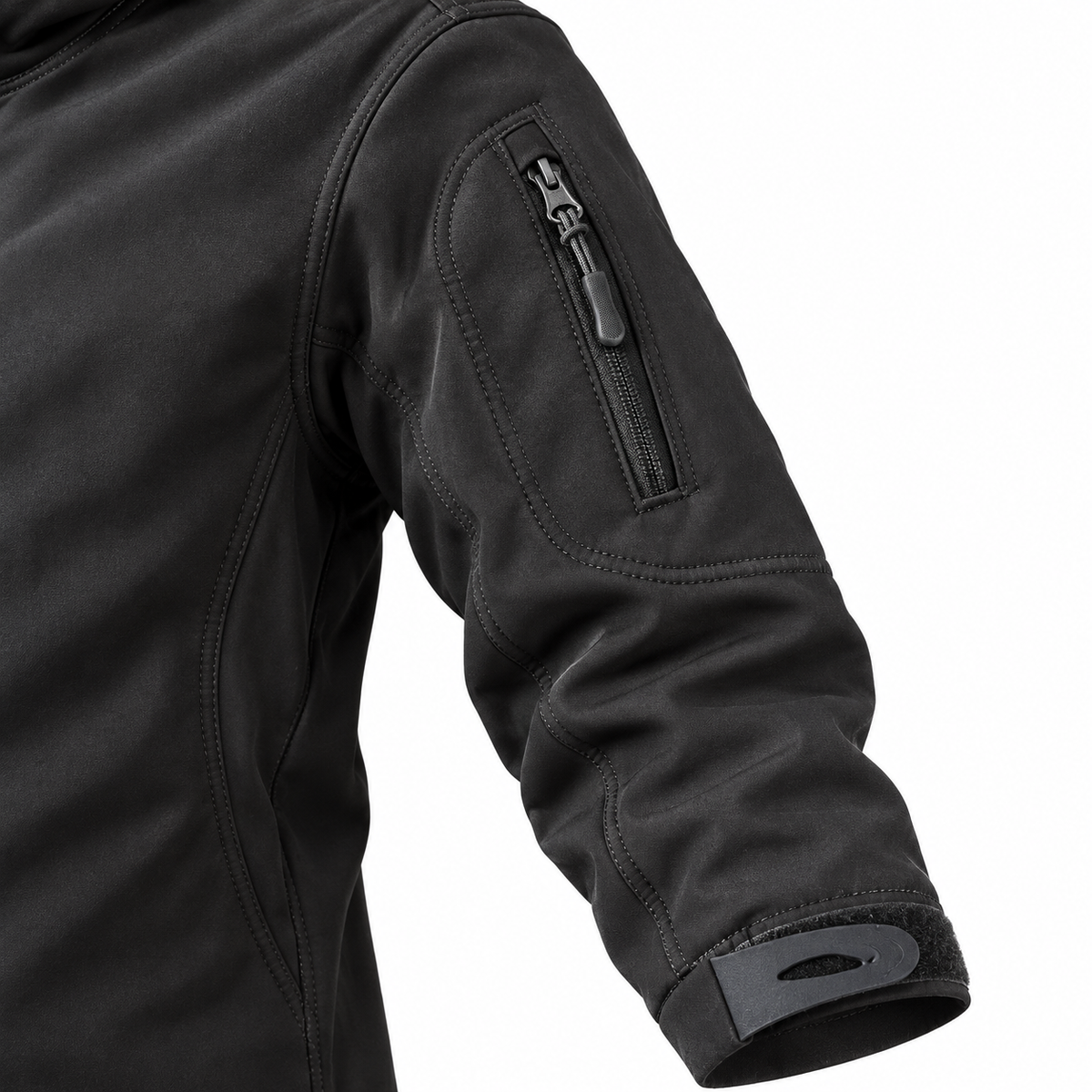 Veste hiver imperméable de randonnée – détail poche de manche et poignet