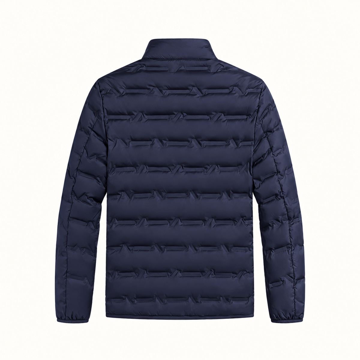 Doudoune demi-saison homme – vue arrière bleu marine