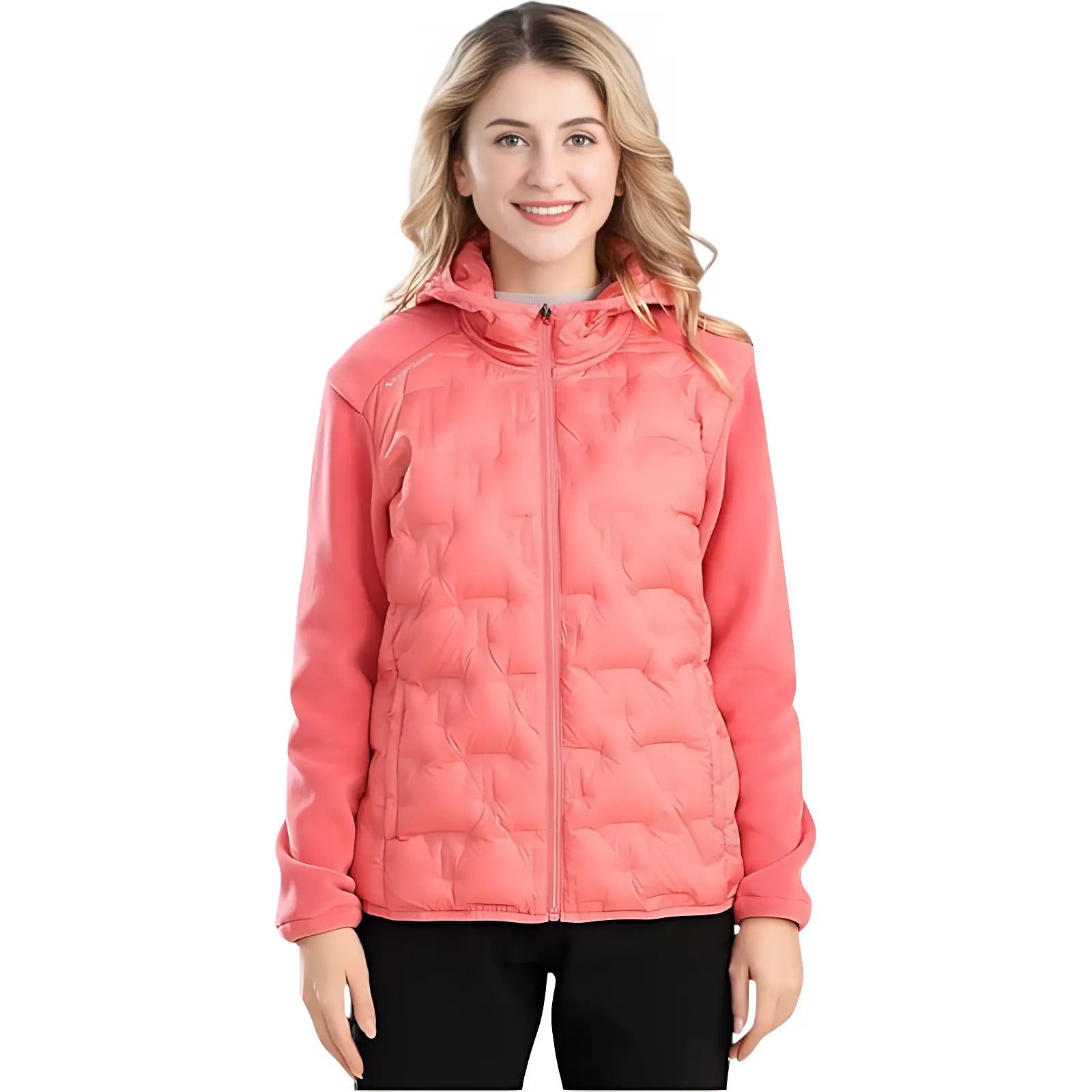Doudoune Randonnée Rouge Femme