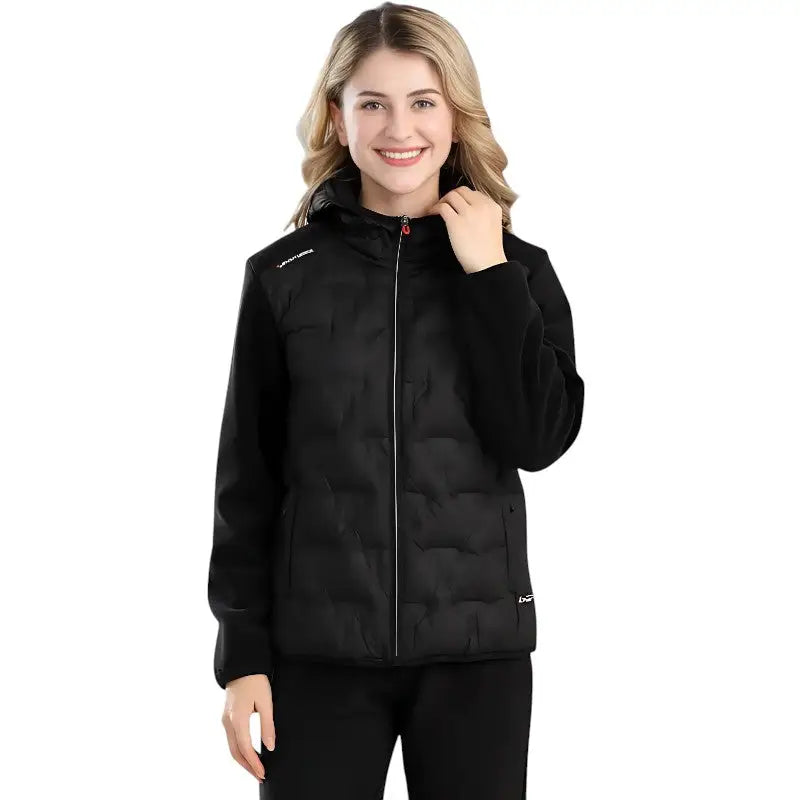 Doudoune Randonnée Rouge Femme