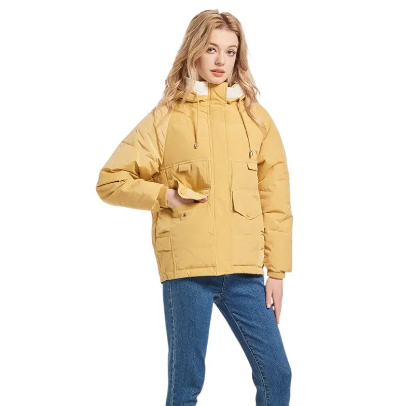 Doudoune Femme Randonnée Jaune