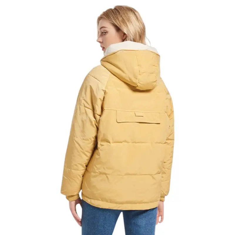 Doudoune Femme Randonnée Jaune