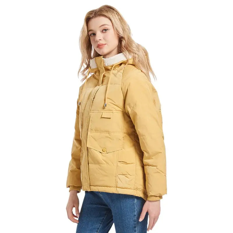Doudoune Femme Randonnée Jaune