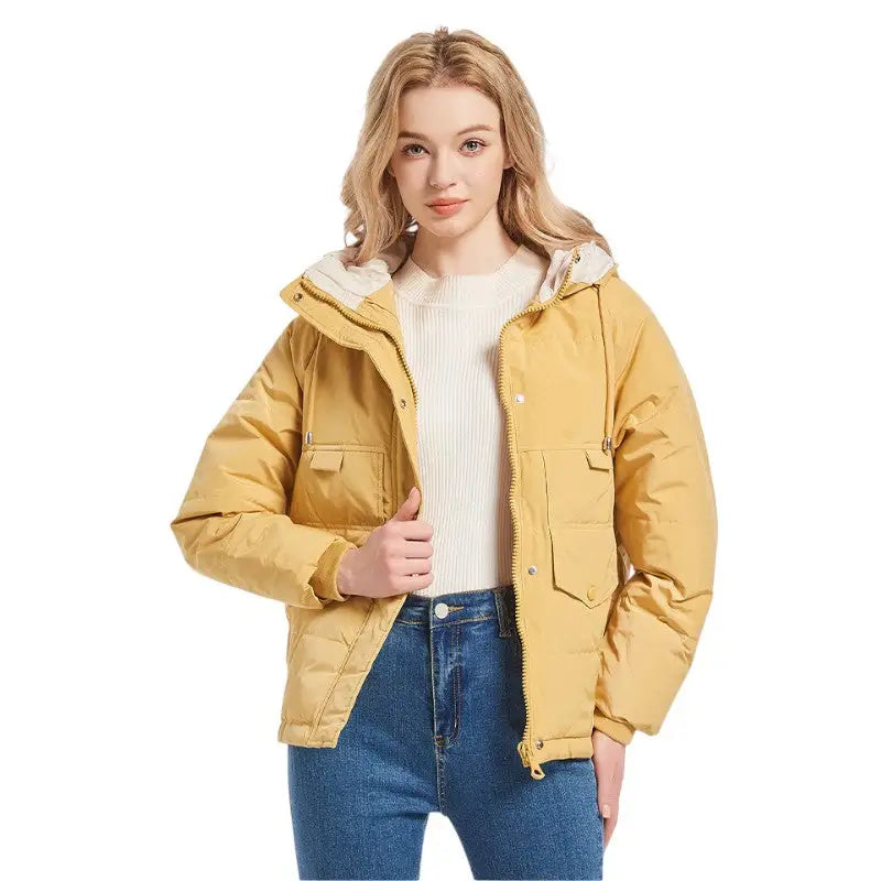 Doudoune Femme Randonnée Jaune