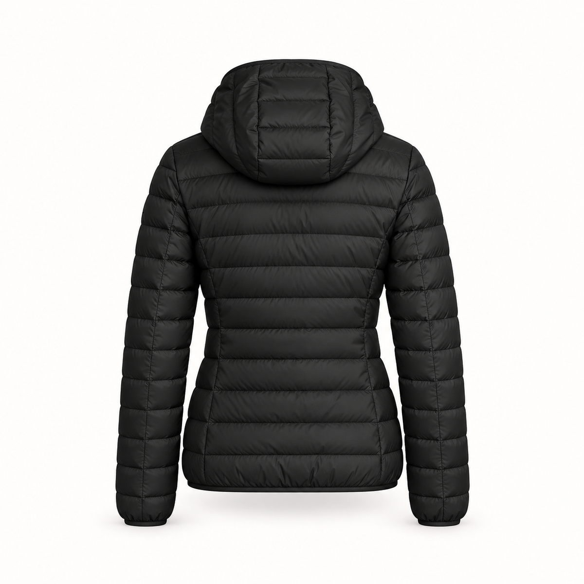 Doudoune plume femme randonnée noire – vue arrière