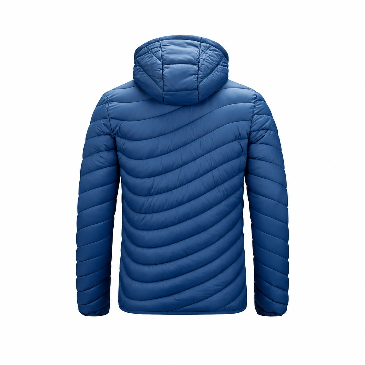 Doudoune respirante homme - vue arrière bleu marine
