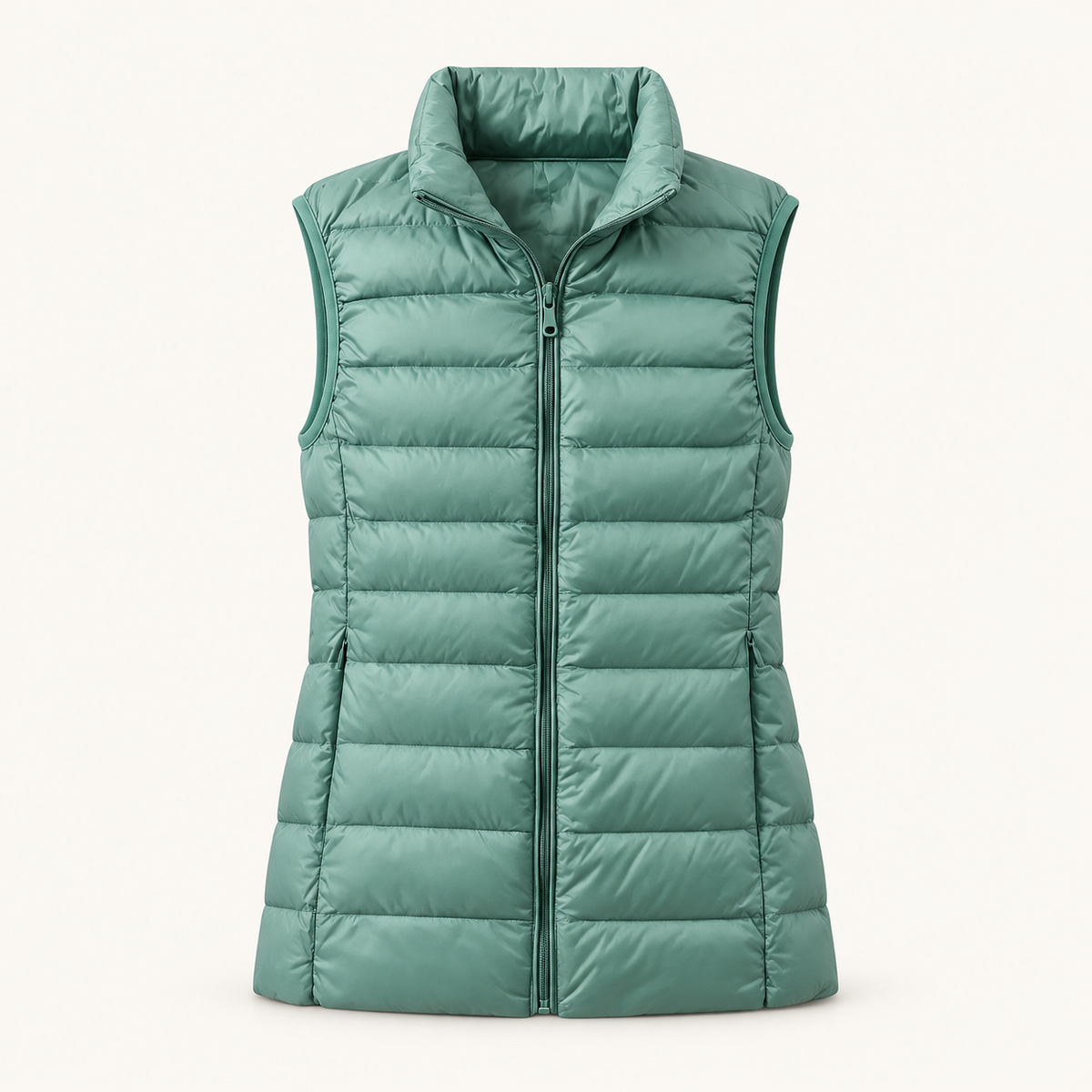 Doudoune sans manche randonnée femme – Vert
