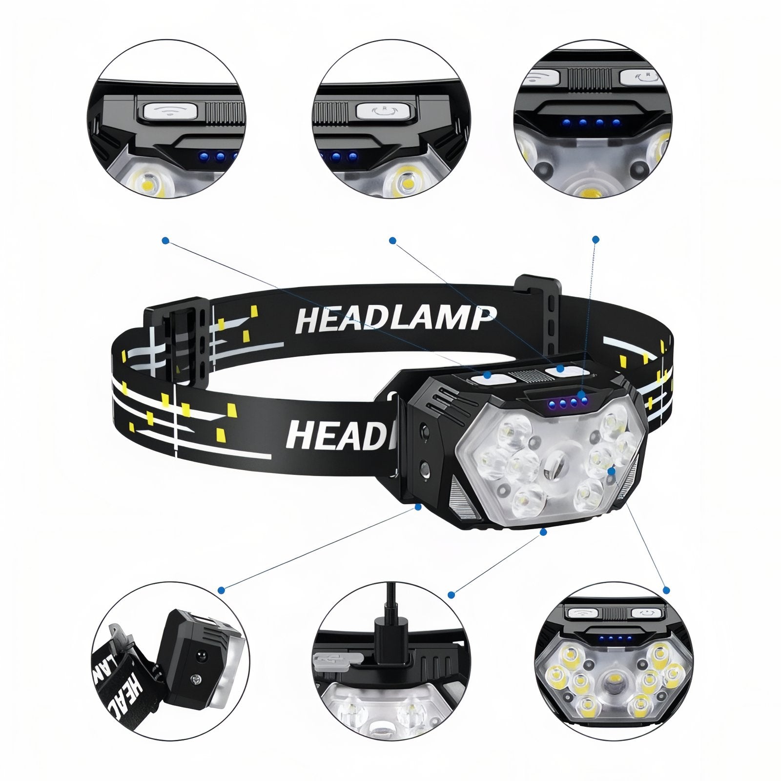 Lampe Frontale Capteur De Mouvement