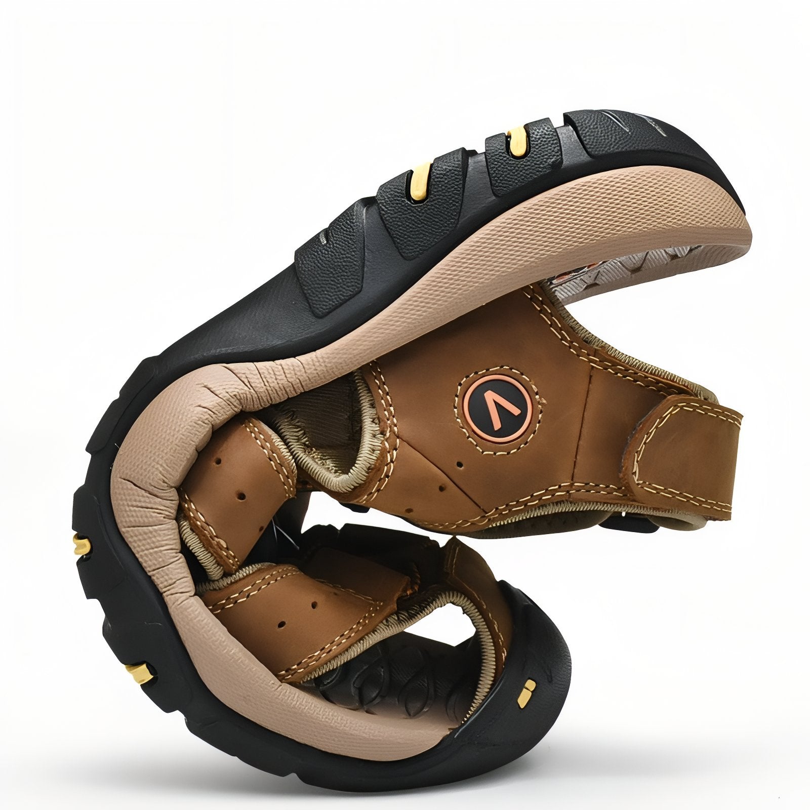 Sandales Randonnée Homme Kaki
