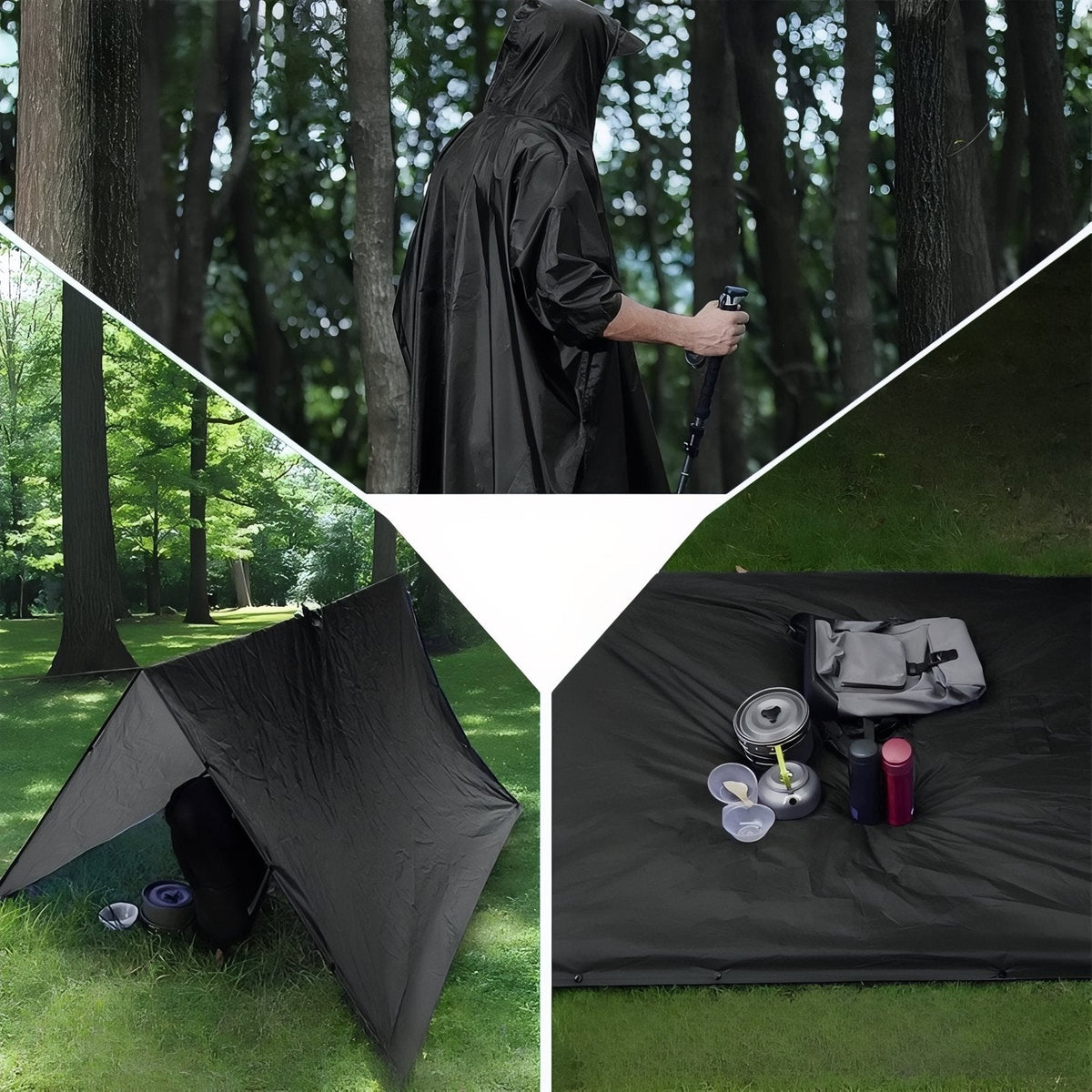 Poncho Pluie Randonnée 4