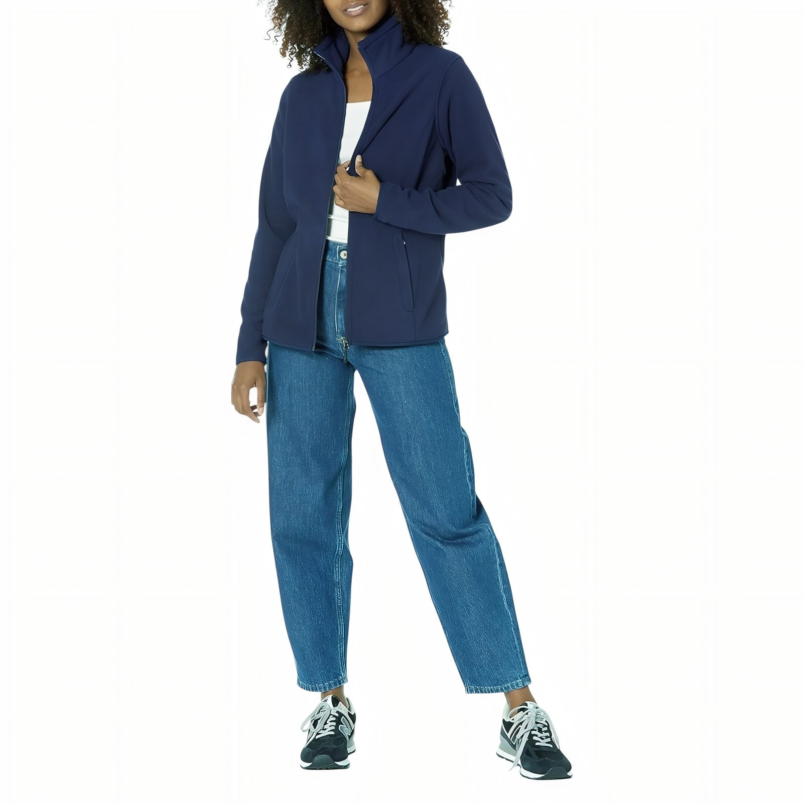 Polaire Bleu Femme
