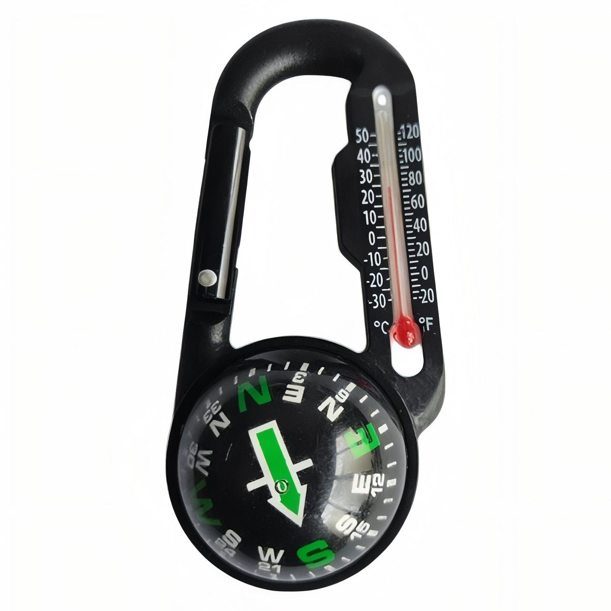 Boussole Mousqueton Thermomètre 1
