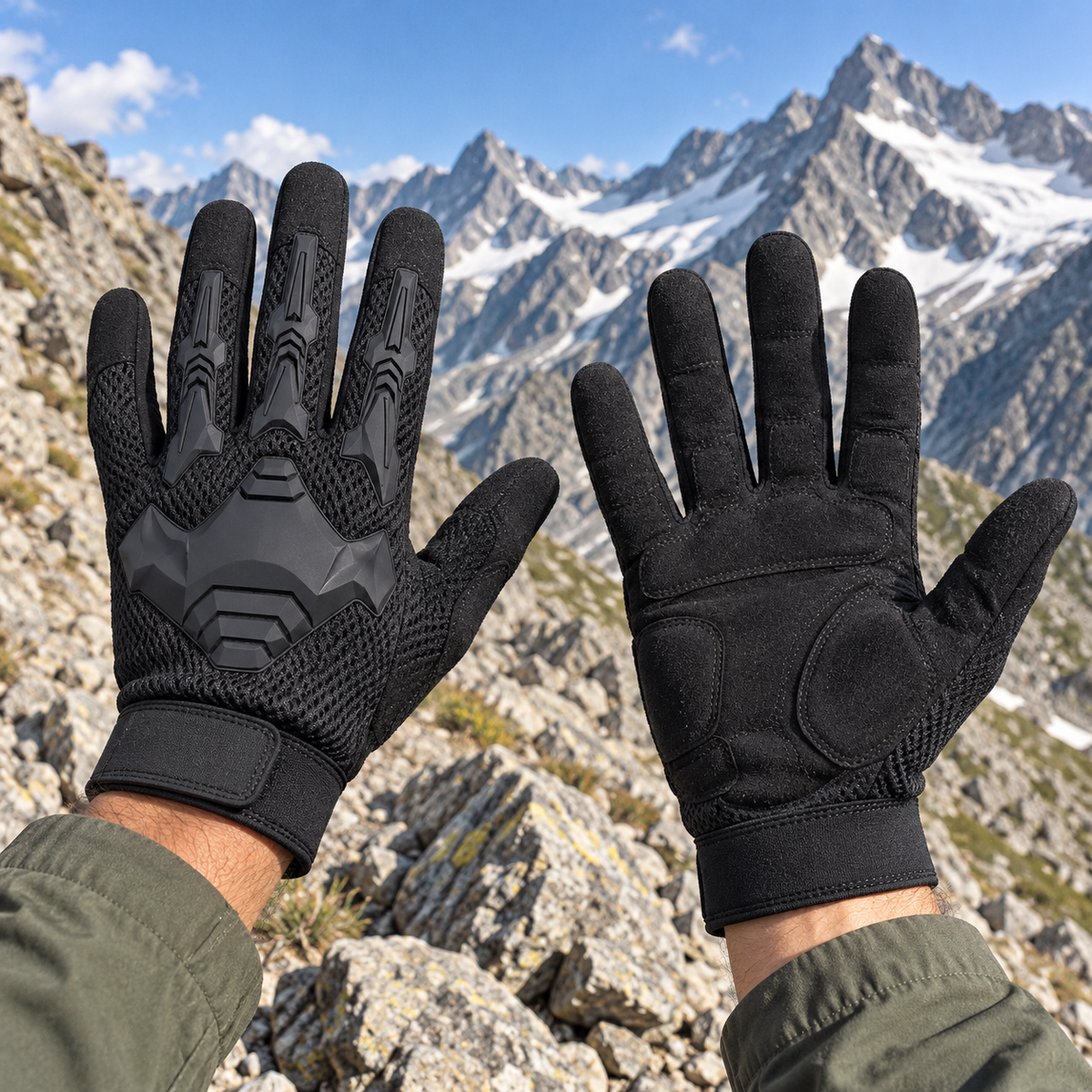 Gant pour escalade — portés sur approche alpine