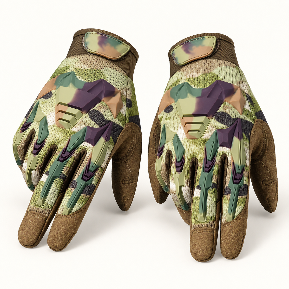 Gant pour escalade — paire multicamouflage