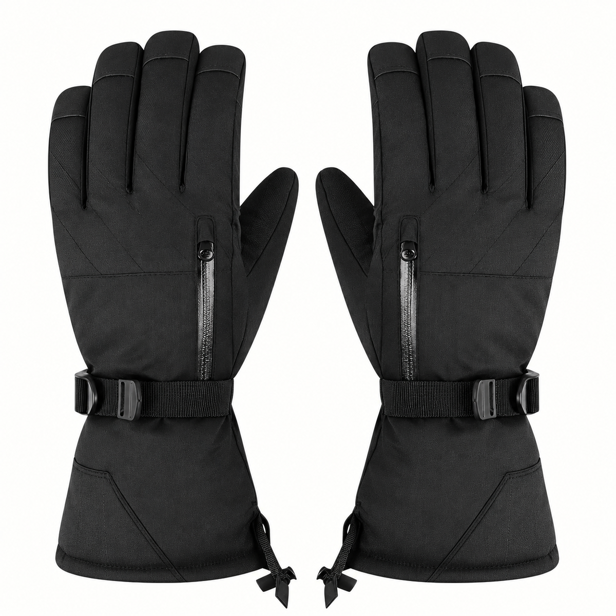 Gants tactiles randonnée — poignets et sangles