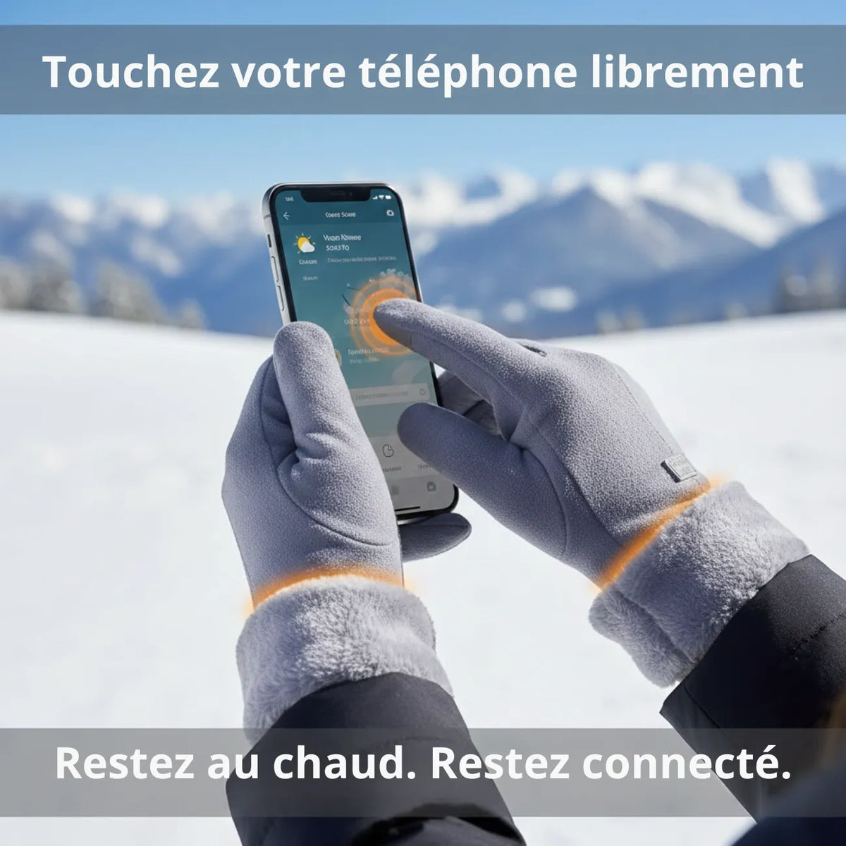 Gants Chauffants Femme Randonnée