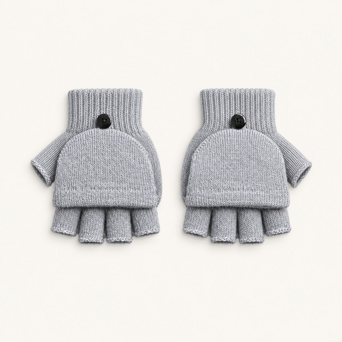 Paire de gants de randonnée fille gris convertibles – packshot