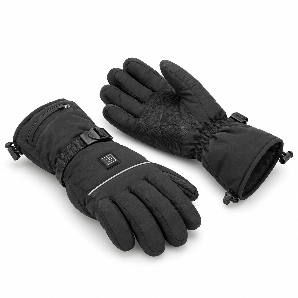 Gants de ski chauffants – vue trois-quarts