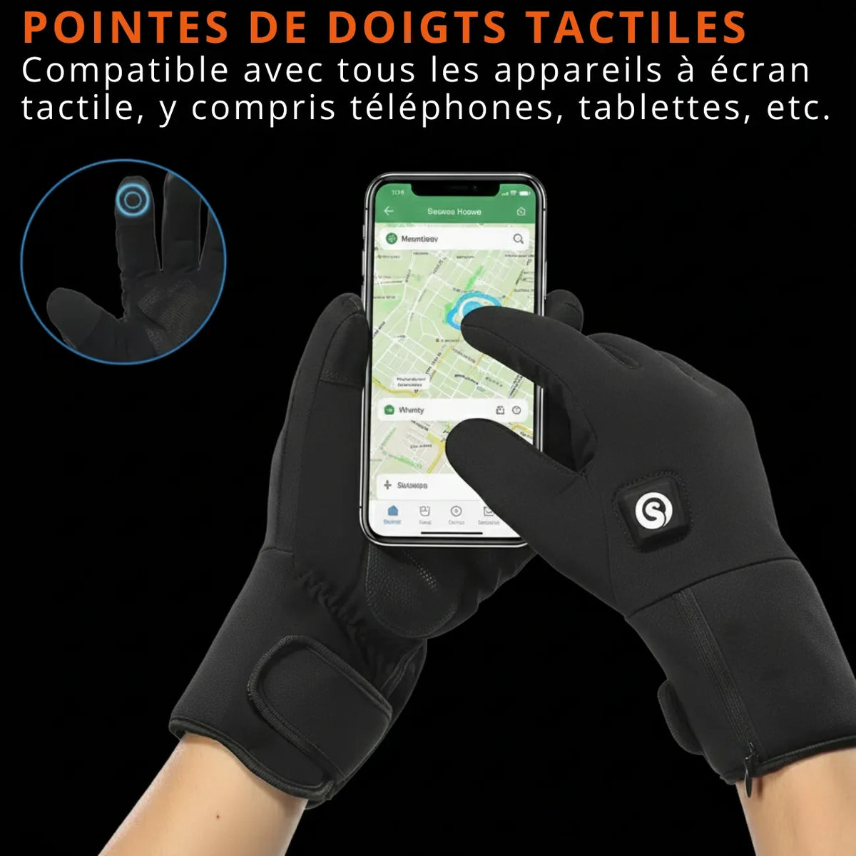 Gants De Ski Chauffants Femme