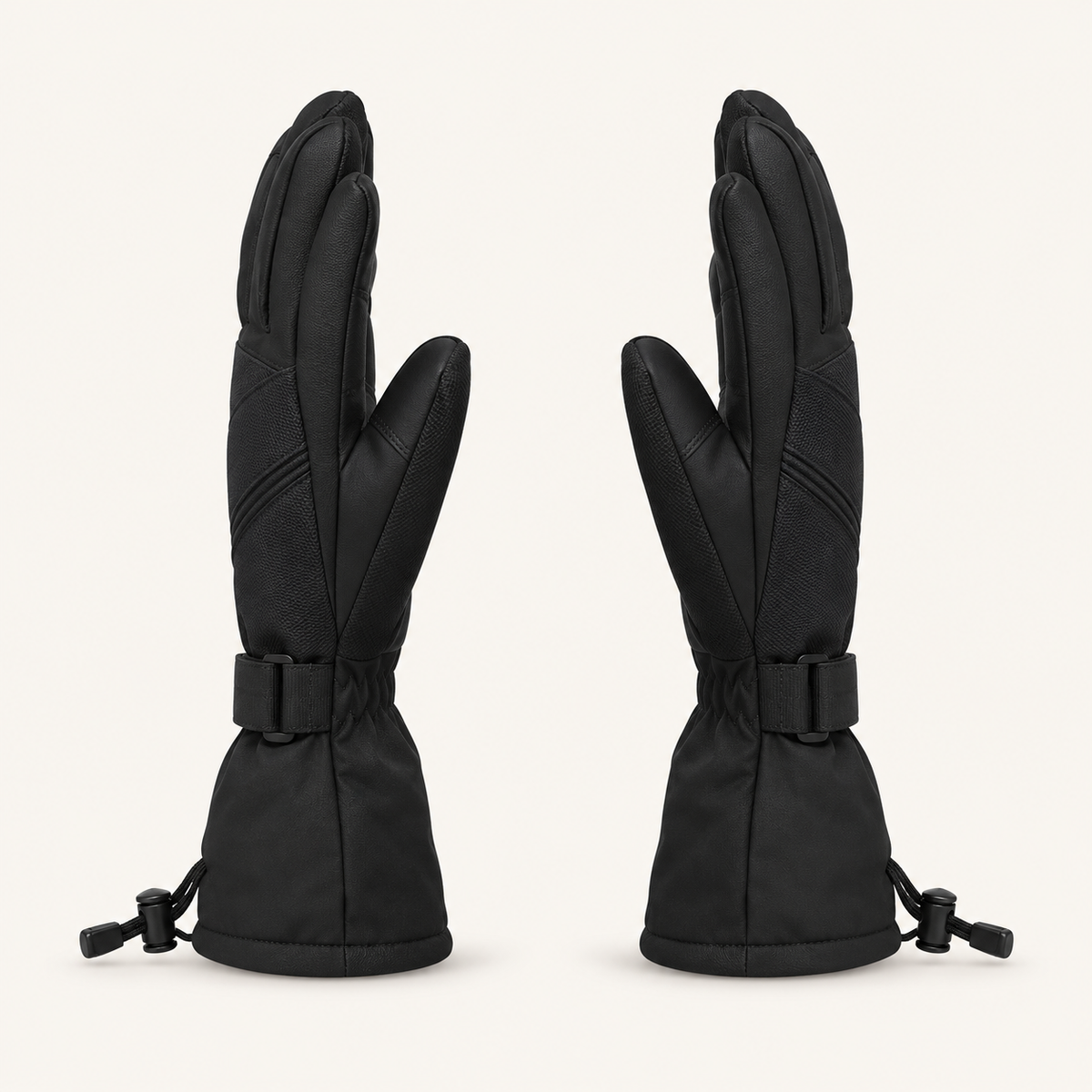 Gants de ski randonnée respirants noirs – profils et épaisseur