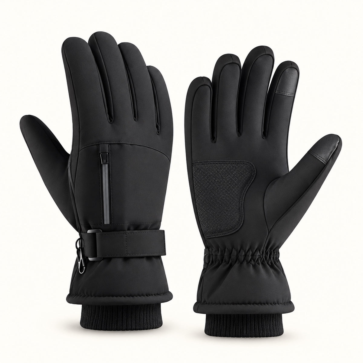 Gants femme grand froid — embouts tactiles pouce-index