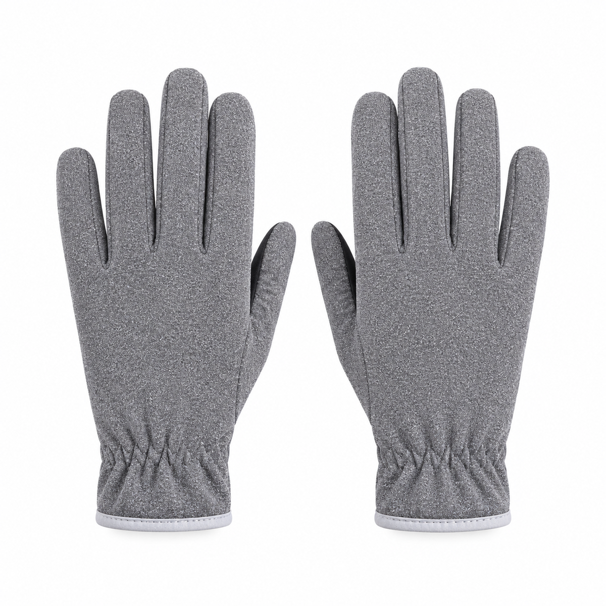 Gants fins randonnée — dos textile et coutures