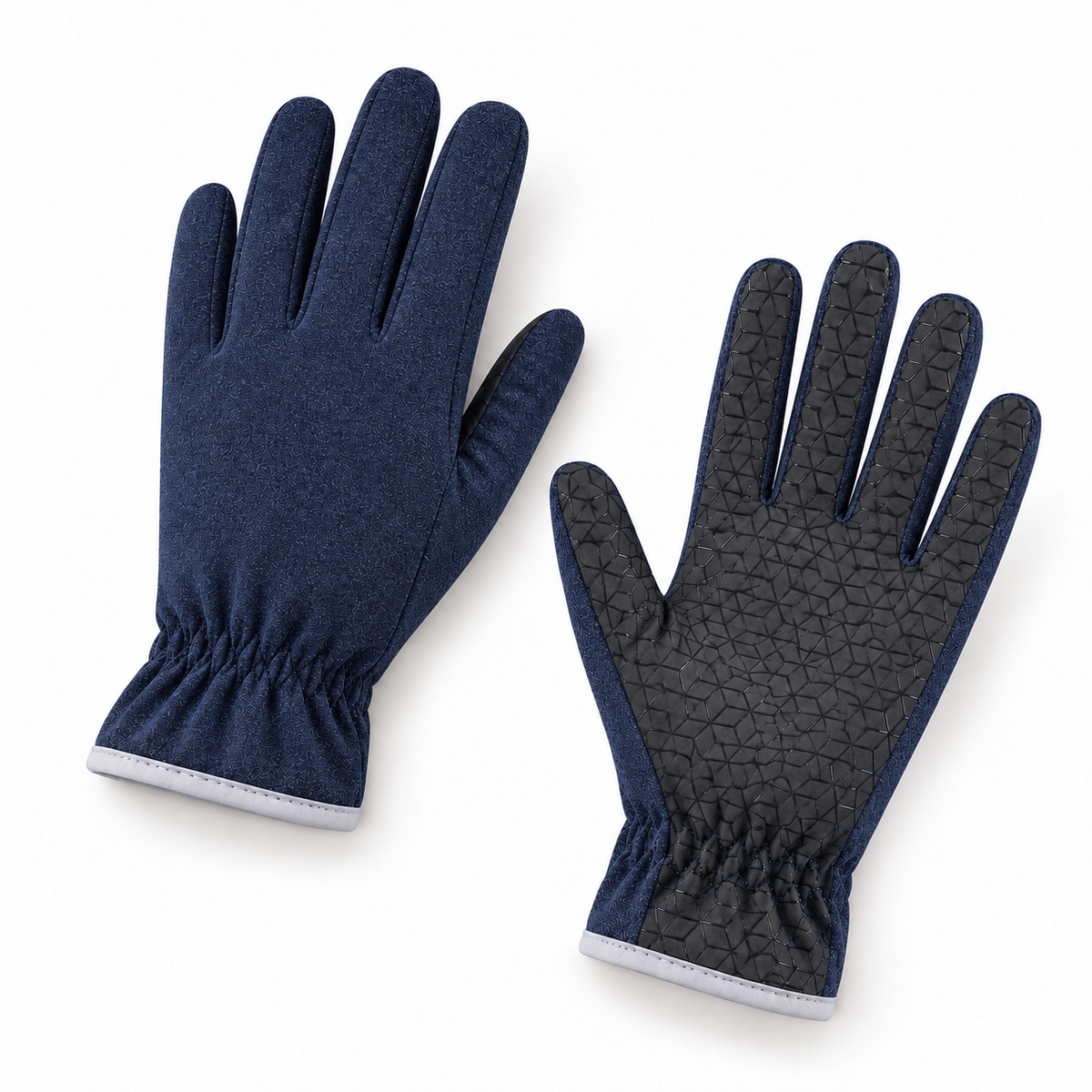 Gants fins randonnée — paire bleu nuit — packshot principal