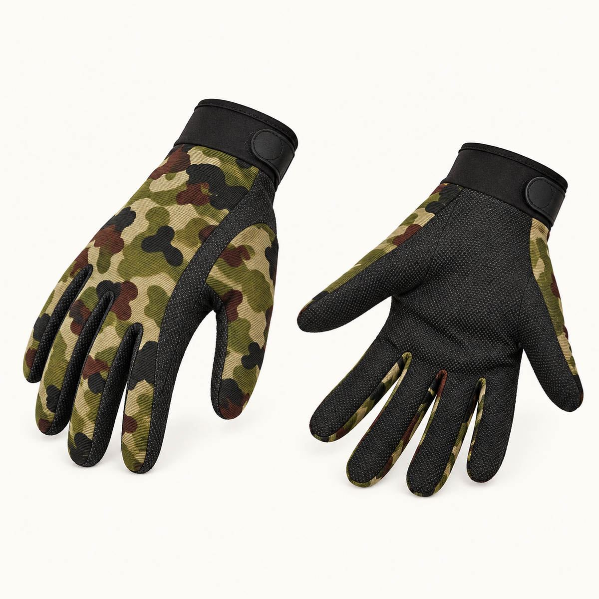Gants randonnée été — paire camouflage — profil léger