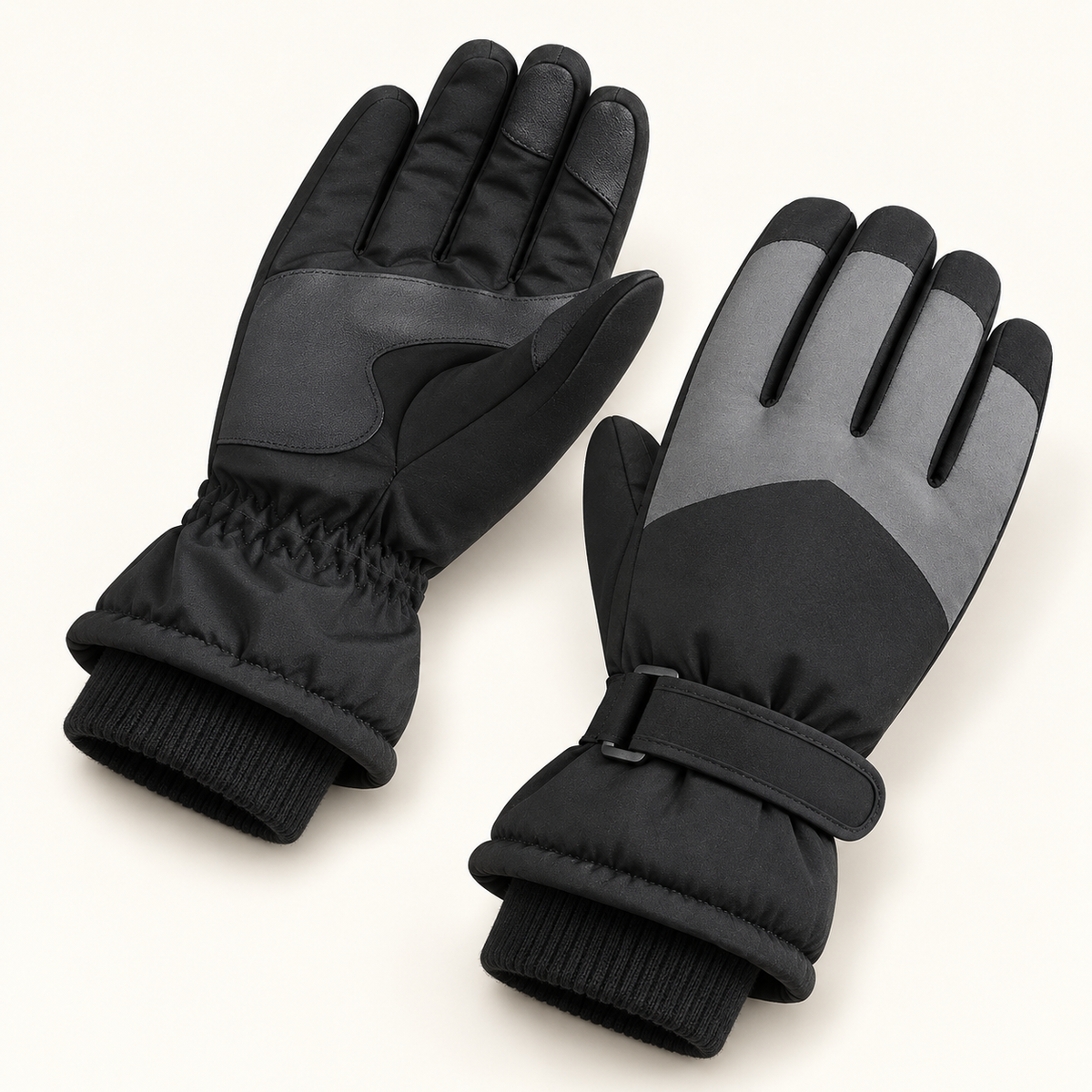 Gants ski de randonnée homme — angle trois-quarts et épaisseur