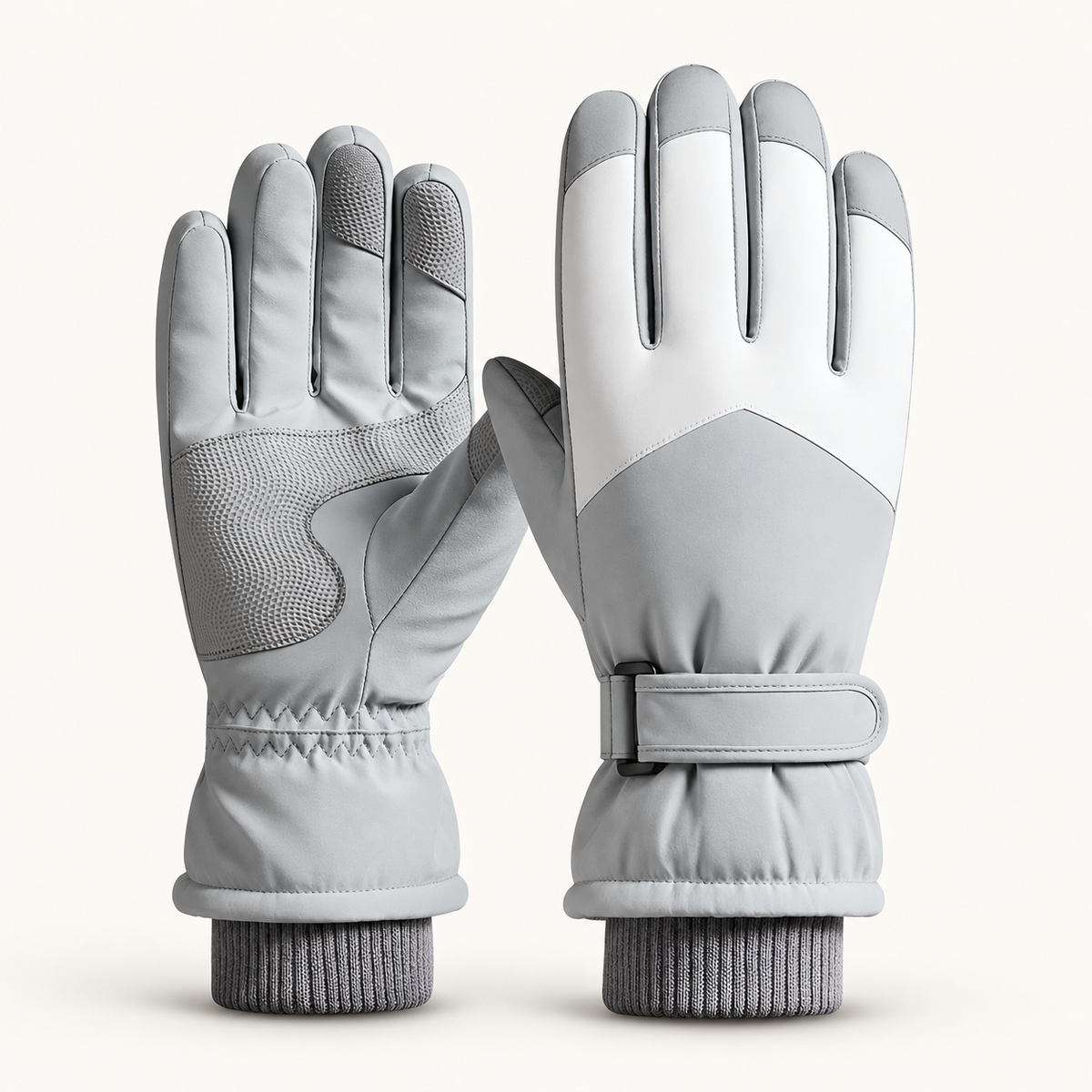 Gants ski de randonnée homme — paire grise