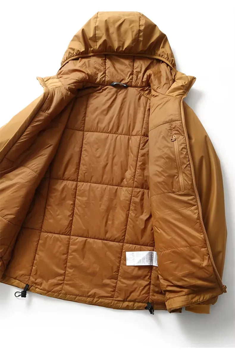 Veste Imperméable Randonnée Homme Marron