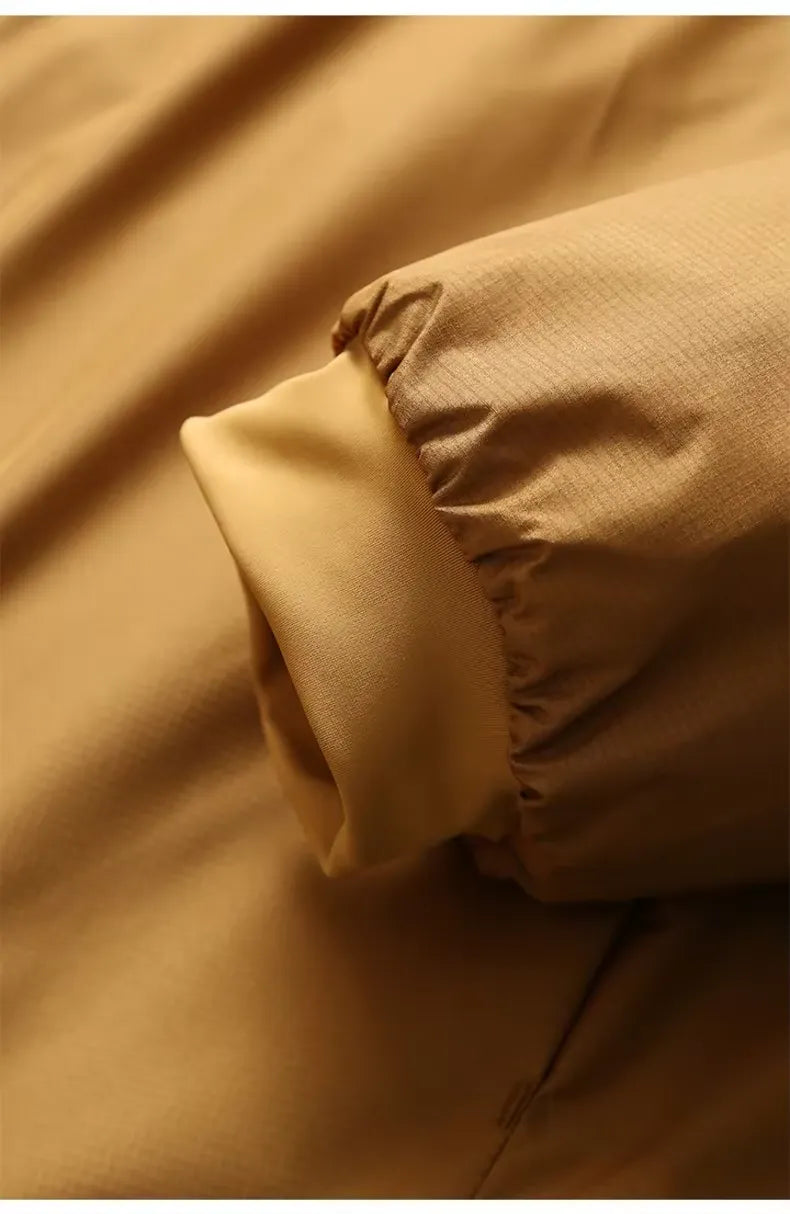 Veste Imperméable Randonnée Homme Marron