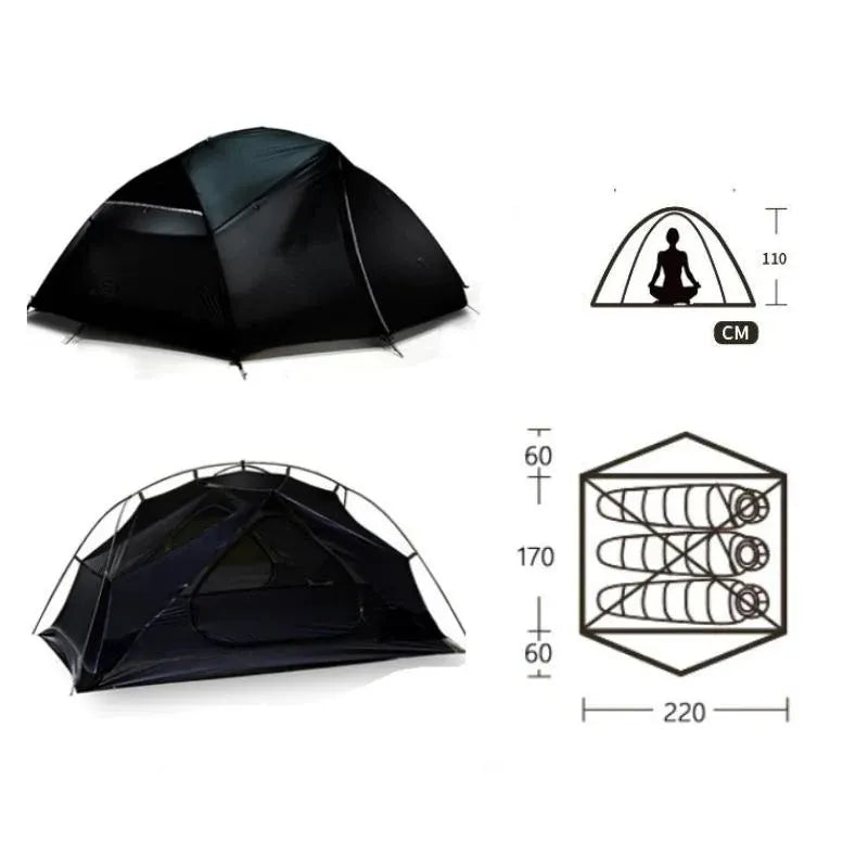 Tente 3 Places Ultra Légère