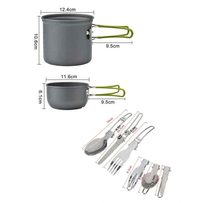 Kit Couvert Camping 7