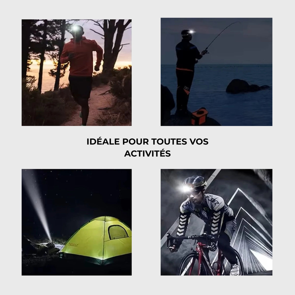 Lampe Frontale 2000 Lumens 5